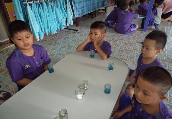 ภาพกิจกรรม คณะวิทยาศาสตร์และเทคโนโลยี จัดกิจกรรมพัฒนาทักษะทางด้านวิทยาศาสตร์สำหรับนักเรียนชั้นอนุบาล