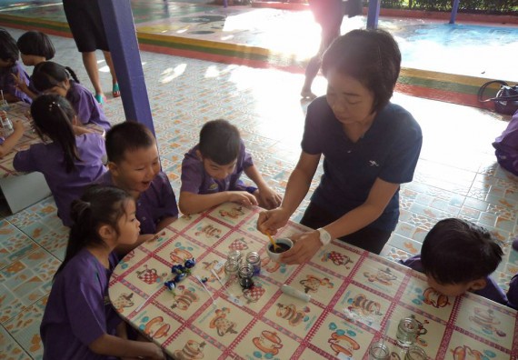 ภาพกิจกรรม คณะวิทยาศาสตร์และเทคโนโลยี จัดกิจกรรมพัฒนาทักษะทางด้านวิทยาศาสตร์สำหรับนักเรียนชั้นอนุบาล