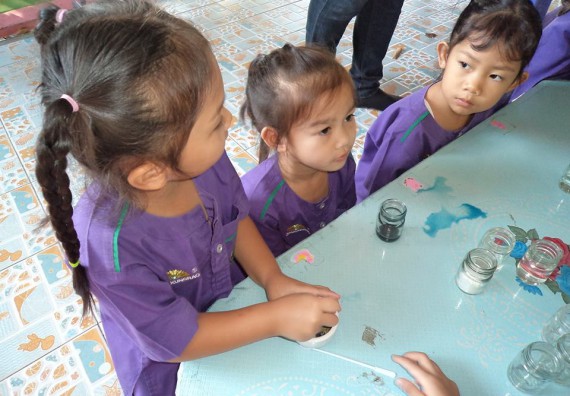 ภาพกิจกรรม คณะวิทยาศาสตร์และเทคโนโลยี จัดกิจกรรมพัฒนาทักษะทางด้านวิทยาศาสตร์สำหรับนักเรียนชั้นอนุบาล