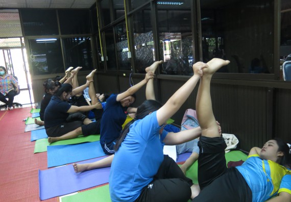 ภาพกิจกรรม โปรแกรมวิชาสาธารณสุขศาสตร์ อบรมการนวดตัวเพื่อสุขภาพ