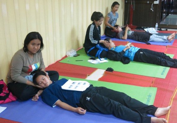 ภาพกิจกรรม โปรแกรมวิชาสาธารณสุขศาสตร์ อบรมการนวดตัวเพื่อสุขภาพ