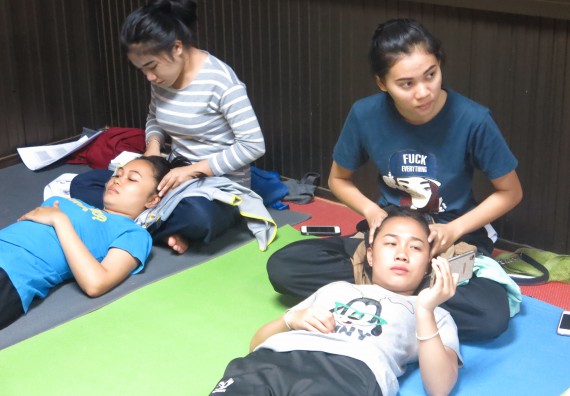 ภาพกิจกรรม โปรแกรมวิชาสาธารณสุขศาสตร์ อบรมการนวดตัวเพื่อสุขภาพ