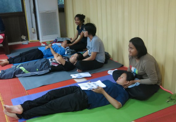 ภาพกิจกรรม โปรแกรมวิชาสาธารณสุขศาสตร์ อบรมการนวดตัวเพื่อสุขภาพ