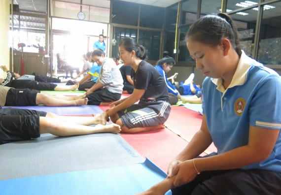 ภาพกิจกรรม โปรแกรมวิชาสาธารณสุขศาสตร์ อบรมการนวดตัวเพื่อสุขภาพ