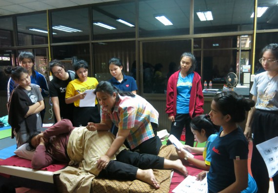 ภาพกิจกรรม โปรแกรมวิชาสาธารณสุขศาสตร์ อบรมการนวดตัวเพื่อสุขภาพ