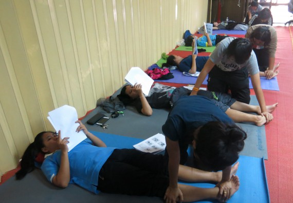 ภาพกิจกรรม โปรแกรมวิชาสาธารณสุขศาสตร์ อบรมการนวดตัวเพื่อสุขภาพ