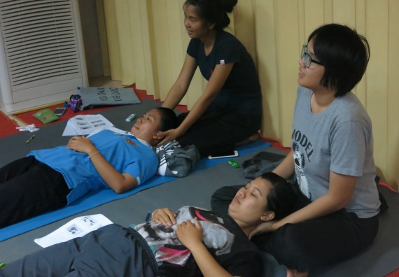 ภาพกิจกรรม โปรแกรมวิชาสาธารณสุขศาสตร์ อบรมการนวดตัวเพื่อสุขภาพ