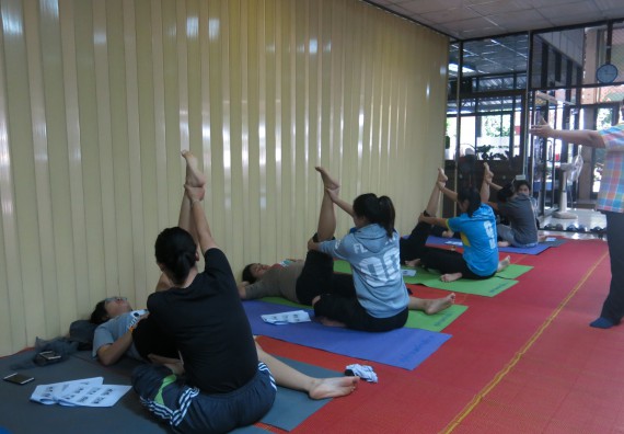 ภาพกิจกรรม โปรแกรมวิชาสาธารณสุขศาสตร์ อบรมการนวดตัวเพื่อสุขภาพ