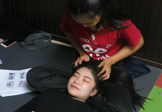 ภาพกิจกรรม โปรแกรมวิชาสาธารณสุขศาสตร์ อบรมการนวดตัวเพื่อสุขภาพ