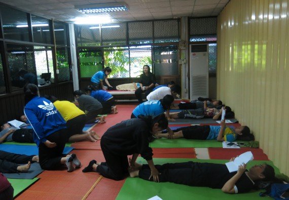 ภาพกิจกรรม โปรแกรมวิชาสาธารณสุขศาสตร์ อบรมการนวดตัวเพื่อสุขภาพ