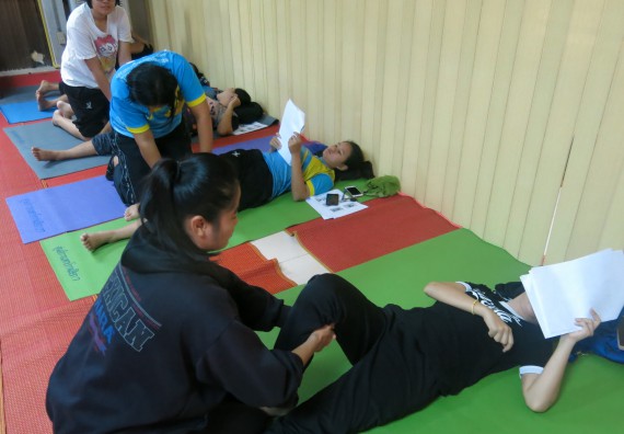 ภาพกิจกรรม โปรแกรมวิชาสาธารณสุขศาสตร์ อบรมการนวดตัวเพื่อสุขภาพ