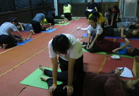 ภาพกิจกรรม โปรแกรมวิชาสาธารณสุขศาสตร์ อบรมการนวดตัวเพื่อสุขภาพ