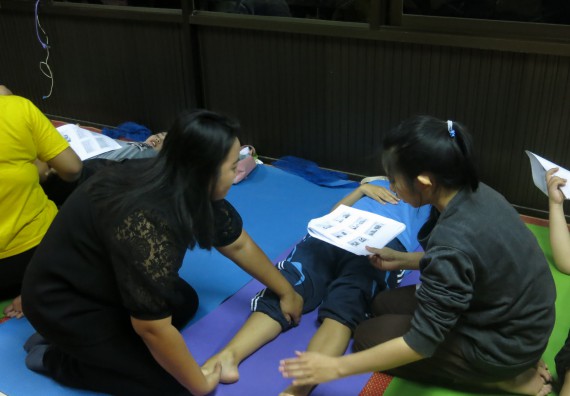 ภาพกิจกรรม โปรแกรมวิชาสาธารณสุขศาสตร์ อบรมการนวดตัวเพื่อสุขภาพ