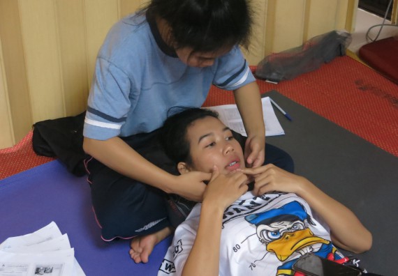 ภาพกิจกรรม โปรแกรมวิชาสาธารณสุขศาสตร์ อบรมการนวดตัวเพื่อสุขภาพ