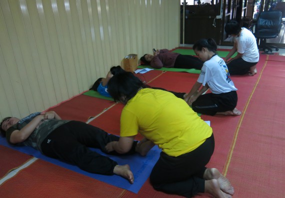 ภาพกิจกรรม โปรแกรมวิชาสาธารณสุขศาสตร์ อบรมการนวดตัวเพื่อสุขภาพ