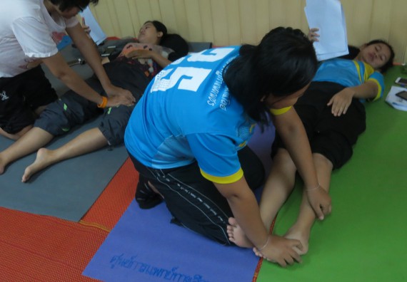 ภาพกิจกรรม โปรแกรมวิชาสาธารณสุขศาสตร์ อบรมการนวดตัวเพื่อสุขภาพ