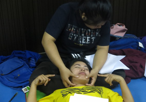 ภาพกิจกรรม โปรแกรมวิชาสาธารณสุขศาสตร์ อบรมการนวดตัวเพื่อสุขภาพ