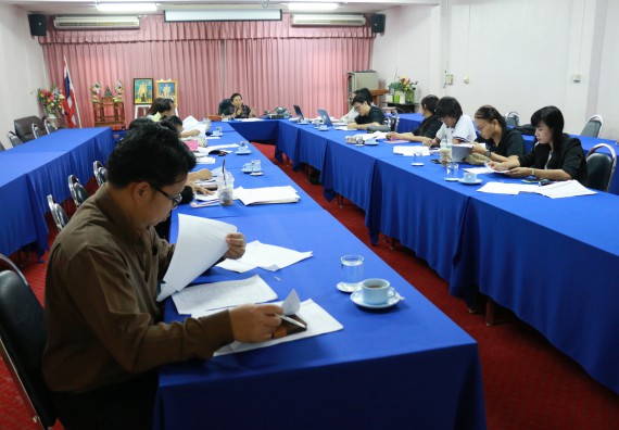 ภาพกิจกรรม คณะวิทยาศาสตร์และเทคโนโลยี จัดการประชุม เรื่อง การทวนสอบผลสัมฤทธิ์ผลการเรียนรู้ตามมาตรฐานคุณวุฒิอุดมศึกษา โครงการแนะแนว โครงการ Start up และเรื่องอื่นๆ