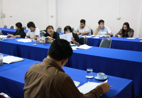 ภาพกิจกรรม คณะวิทยาศาสตร์และเทคโนโลยี จัดการประชุม เรื่อง การทวนสอบผลสัมฤทธิ์ผลการเรียนรู้ตามมาตรฐานคุณวุฒิอุดมศึกษา โครงการแนะแนว โครงการ Start up และเรื่องอื่นๆ