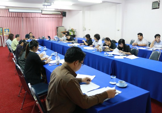 ภาพกิจกรรม คณะวิทยาศาสตร์และเทคโนโลยี จัดการประชุม เรื่อง การทวนสอบผลสัมฤทธิ์ผลการเรียนรู้ตามมาตรฐานคุณวุฒิอุดมศึกษา โครงการแนะแนว โครงการ Start up และเรื่องอื่นๆ