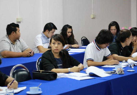 ภาพกิจกรรม คณะวิทยาศาสตร์และเทคโนโลยี จัดการประชุม เรื่อง การทวนสอบผลสัมฤทธิ์ผลการเรียนรู้ตามมาตรฐานคุณวุฒิอุดมศึกษา โครงการแนะแนว โครงการ Start up และเรื่องอื่นๆ