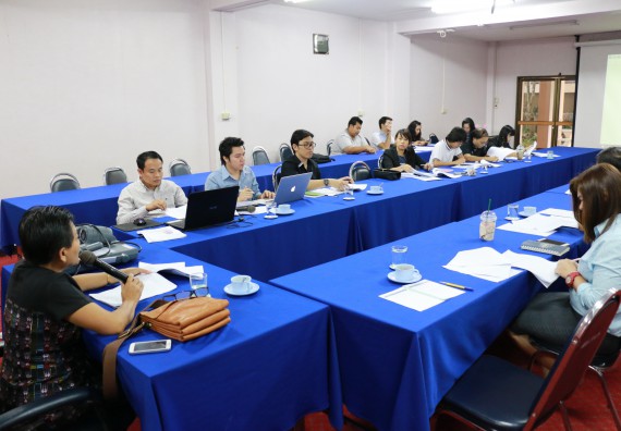 ภาพกิจกรรม คณะวิทยาศาสตร์และเทคโนโลยี จัดการประชุม เรื่อง การทวนสอบผลสัมฤทธิ์ผลการเรียนรู้ตามมาตรฐานคุณวุฒิอุดมศึกษา โครงการแนะแนว โครงการ Start up และเรื่องอื่นๆ