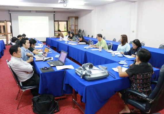 ภาพกิจกรรม คณะวิทยาศาสตร์และเทคโนโลยี จัดการประชุม เรื่อง การทวนสอบผลสัมฤทธิ์ผลการเรียนรู้ตามมาตรฐานคุณวุฒิอุดมศึกษา โครงการแนะแนว โครงการ Start up และเรื่องอื่นๆ