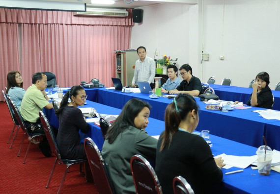 ภาพกิจกรรม คณะวิทยาศาสตร์และเทคโนโลยี จัดการประชุม เรื่อง การทวนสอบผลสัมฤทธิ์ผลการเรียนรู้ตามมาตรฐานคุณวุฒิอุดมศึกษา โครงการแนะแนว โครงการ Start up และเรื่องอื่นๆ