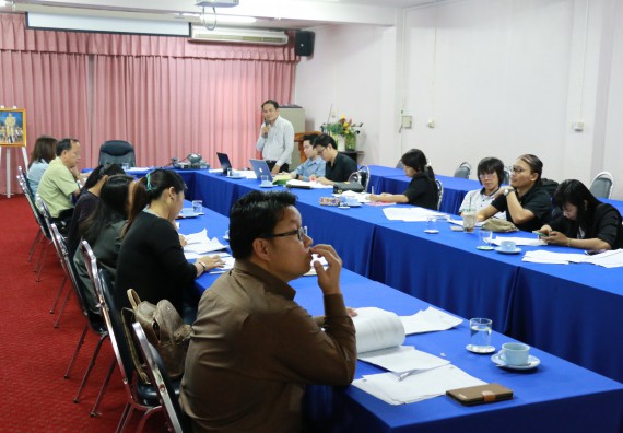 ภาพกิจกรรม คณะวิทยาศาสตร์และเทคโนโลยี จัดการประชุม เรื่อง การทวนสอบผลสัมฤทธิ์ผลการเรียนรู้ตามมาตรฐานคุณวุฒิอุดมศึกษา โครงการแนะแนว โครงการ Start up และเรื่องอื่นๆ