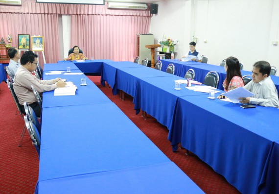 ภาพกิจกรรม คณะวิทยาศาสตร์และเทคโนโลยี จัดการประชุมแจ้งงบประมาณโครงการสนับสนุนการเรียนการสอนและโครงการซ่อมแซมบำรุงรักษาเครื่องมือวิทยาศาสตร์ ประจำปีงบประมาณ 2561