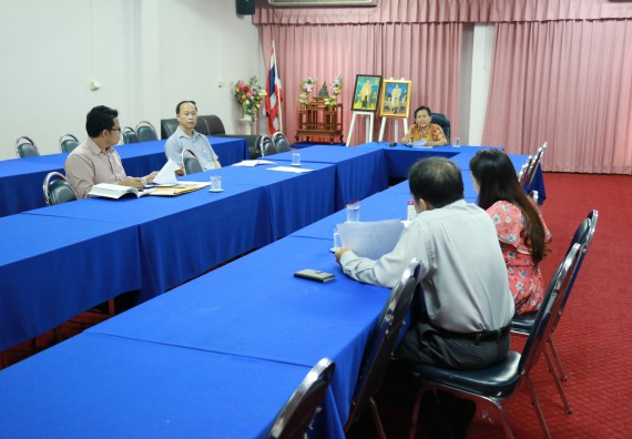 ภาพกิจกรรม คณะวิทยาศาสตร์และเทคโนโลยี จัดการประชุมแจ้งงบประมาณโครงการสนับสนุนการเรียนการสอนและโครงการซ่อมแซมบำรุงรักษาเครื่องมือวิทยาศาสตร์ ประจำปีงบประมาณ 2561