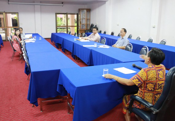 ภาพกิจกรรม คณะวิทยาศาสตร์และเทคโนโลยี จัดการประชุมแจ้งงบประมาณโครงการสนับสนุนการเรียนการสอนและโครงการซ่อมแซมบำรุงรักษาเครื่องมือวิทยาศาสตร์ ประจำปีงบประมาณ 2561