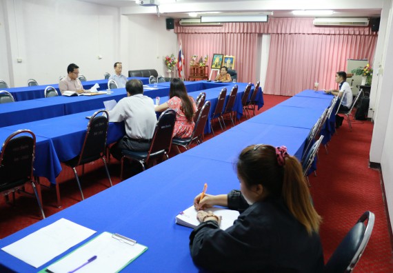 ภาพกิจกรรม คณะวิทยาศาสตร์และเทคโนโลยี จัดการประชุมแจ้งงบประมาณโครงการสนับสนุนการเรียนการสอนและโครงการซ่อมแซมบำรุงรักษาเครื่องมือวิทยาศาสตร์ ประจำปีงบประมาณ 2561