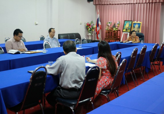 ภาพกิจกรรม คณะวิทยาศาสตร์และเทคโนโลยี จัดการประชุมแจ้งงบประมาณโครงการสนับสนุนการเรียนการสอนและโครงการซ่อมแซมบำรุงรักษาเครื่องมือวิทยาศาสตร์ ประจำปีงบประมาณ 2561