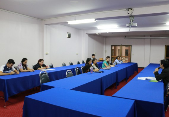 ภาพกิจกรรม คณะวิทยาศาสตร์และเทคโนโลยี จัดการประชุม เรื่อง การจัดค่ายวิทยาศาสตร์