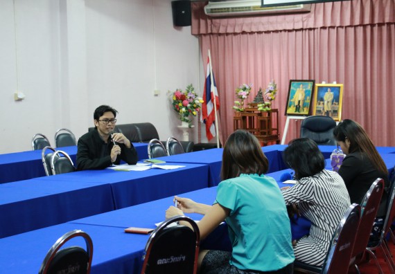 ภาพกิจกรรม คณะวิทยาศาสตร์และเทคโนโลยี จัดการประชุม เรื่อง การจัดค่ายวิทยาศาสตร์