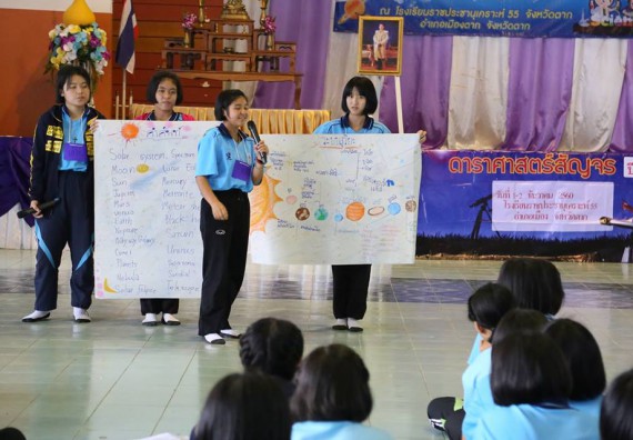 ภาพกิจกรรม โปรแกรมวิชาฟิสิกส์ จัดกิจกรรมค่ายดาราศาสตร์สัญจร ปีที่ 5