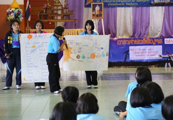 ภาพกิจกรรม โปรแกรมวิชาฟิสิกส์ จัดกิจกรรมค่ายดาราศาสตร์สัญจร ปีที่ 5