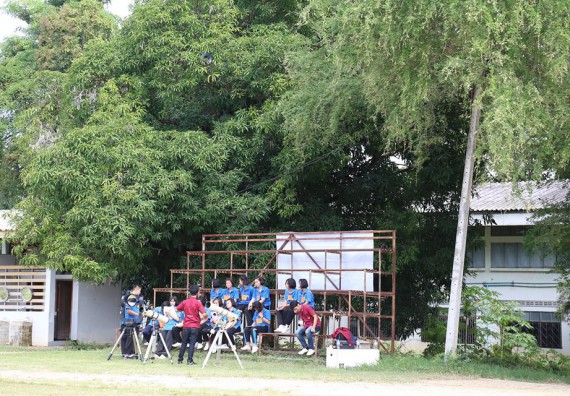 ภาพกิจกรรม โปรแกรมวิชาฟิสิกส์ จัดกิจกรรมค่ายดาราศาสตร์สัญจร ปีที่ 5