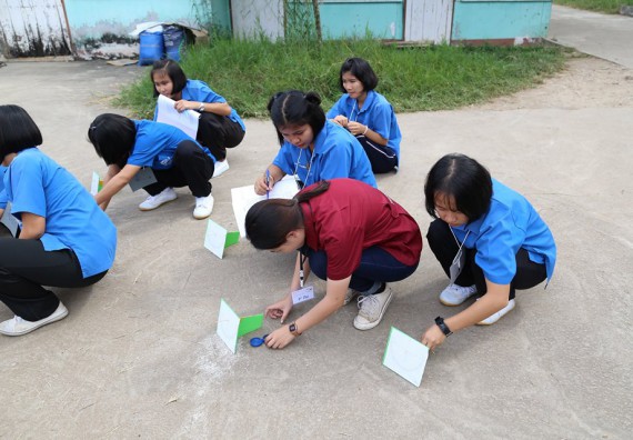 ภาพกิจกรรม โปรแกรมวิชาฟิสิกส์ จัดกิจกรรมค่ายดาราศาสตร์สัญจร ปีที่ 5