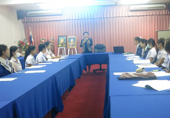 ภาพกิจกรรม โปรแกรมวิชาสาธารณสุขศาสตร์ จัดการปฐมนิเทศนักศึกษาก่อนออกฝึกประสบการณ์วิชาชีพ