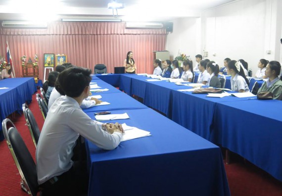 ภาพกิจกรรม โปรแกรมวิชาสาธารณสุขศาสตร์ จัดการปฐมนิเทศนักศึกษาก่อนออกฝึกประสบการณ์วิชาชีพ