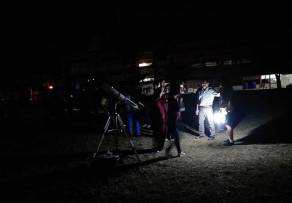 ภาพกิจกรรม โรงเรียนคลองลานวิทยา จัดกิจกรรมค่ายวิทยาศาสตร์ ตอนค้นฟ้าหาดาว ปี 5