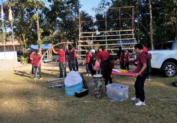 ภาพกิจกรรม โรงเรียนคลองลานวิทยา จัดกิจกรรมค่ายวิทยาศาสตร์ ตอนค้นฟ้าหาดาว ปี 5