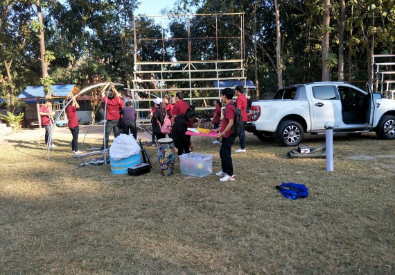 ภาพกิจกรรม โรงเรียนคลองลานวิทยา จัดกิจกรรมค่ายวิทยาศาสตร์ ตอนค้นฟ้าหาดาว ปี 5