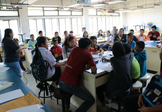 ภาพกิจกรรม สำนักประกันคุณภาพการศึกษา ร่วมมือกับ คณะวิทยาศาสตร์และเทคโนโลยี จัดกิจกรรม