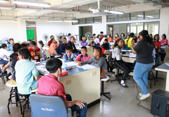 ภาพกิจกรรม สำนักประกันคุณภาพการศึกษา ร่วมมือกับ คณะวิทยาศาสตร์และเทคโนโลยี จัดกิจกรรม