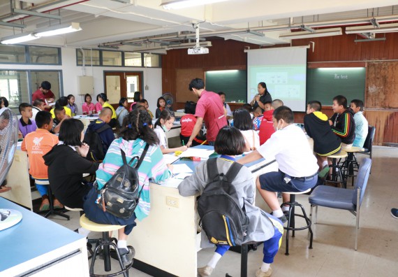 ภาพกิจกรรม สำนักประกันคุณภาพการศึกษา ร่วมมือกับ คณะวิทยาศาสตร์และเทคโนโลยี จัดกิจกรรม