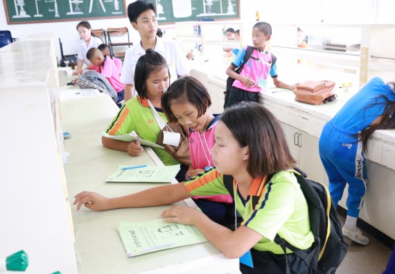 ภาพกิจกรรม สำนักประกันคุณภาพการศึกษา ร่วมมือกับ คณะวิทยาศาสตร์และเทคโนโลยี จัดกิจกรรม