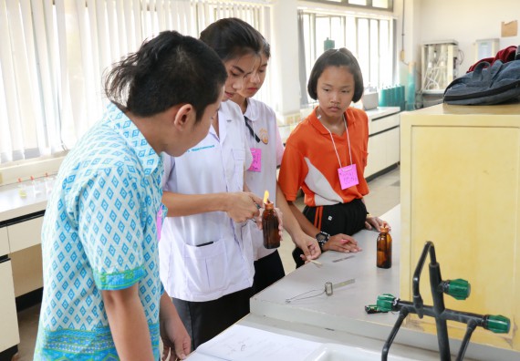ภาพกิจกรรม สำนักประกันคุณภาพการศึกษา ร่วมมือกับ คณะวิทยาศาสตร์และเทคโนโลยี จัดกิจกรรม